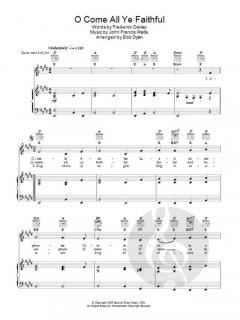 O Come All Ye Faithful von Bob Dylan 