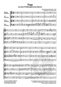 Fuga, Jesus bleibet meine Freude, Dies sind die heil'gen zehn Gebot' (Johann Sebastian Bach) 