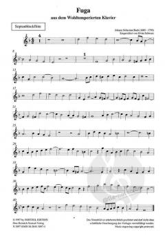 Fuga, Jesus bleibet meine Freude, Dies sind die heil'gen zehn Gebot' (Johann Sebastian Bach) 