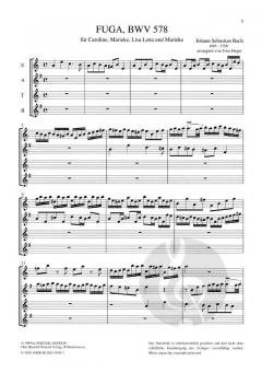 Fuga g-Moll BWV 578 von Johann Sebastian Bach 
