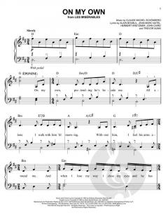 On My Own von Alain Boublil 