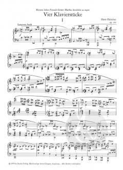 4 Klavierstücke von Hans Fleischer im Alle Noten Shop kaufen