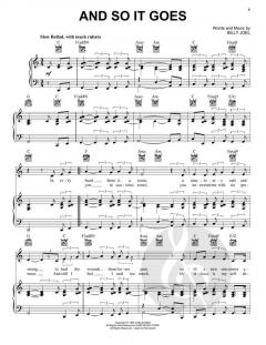 And So It Goes von Billy Joel 
