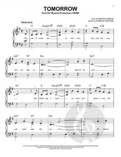 Tomorrow von Charles Strouse 