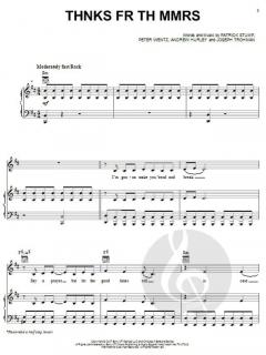 Thnks Fr Th Mmrs von Fall Out Boy 