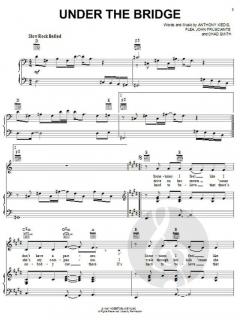 Under The Bridge von Red Hot Chili Peppers 