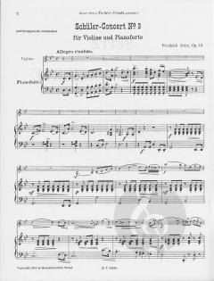 Schülerkonzert Nr. 3 g-Moll op. 12 von Friedrich Seitz 