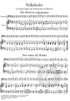 Volkslieder in leichten Sätzen 