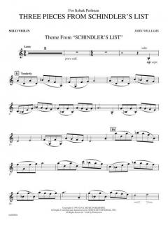 Schindler's List Three Pieces From von John Williams 