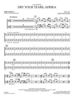 Dry Your Tears Afrika (Amistad) (With Choir) von John Williams 