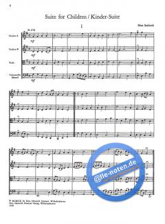 Kinder-Suite von Max Seeboth für Streichorchester im Alle Noten Shop kaufen