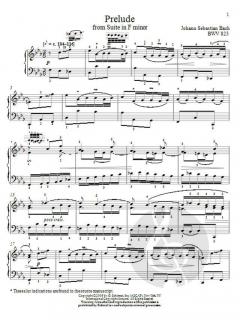 Prelude, BWV 823 von Johann Sebastian Bach 