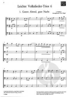 Leichte Volkslieder-Trios 