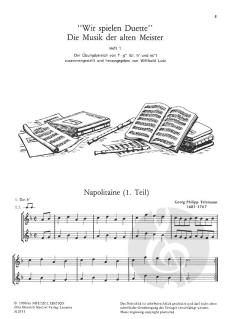 Wir spielen Duette - Reihe A, Heft 1 