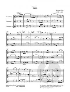 Trio d-Moll op. 1 von Bernardo Porta 