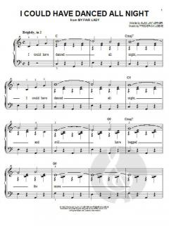 I Could Have Danced All Night von Alan Jay Lerner 