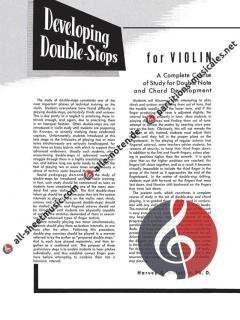 Developing Double Stops For Violin von Harvey Whistler im Alle Noten Shop kaufen