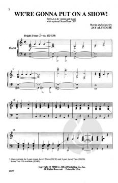 We're Gonna Put On a Show von Jay Althouse (Download) 