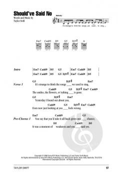 Should've Said No von Taylor Swift 