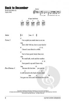 Back To December von Taylor Swift 