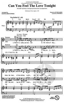 Can You Feel The Love Tonight von Elton John (Download) 