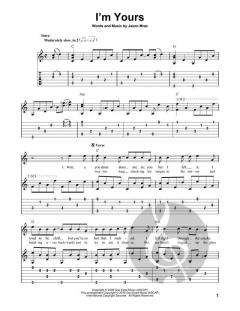 I'm Yours von J. Mraz 