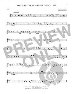 You Are The Sunshine Of My Life von Stevie Wonder (Download) 