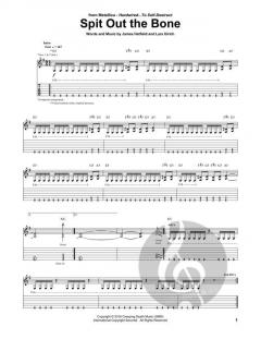 Spit Out The Bone von James Hetfield 