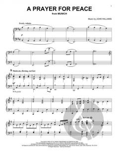 A Prayer For Peace von John Williams 
