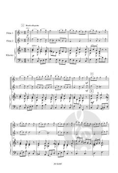 Sonatinen für 2 Flöten und Klavier von François Devienne im Alle Noten Shop kaufen
