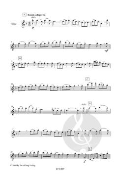 Sonatinen für 2 Flöten und Klavier von François Devienne im Alle Noten Shop kaufen