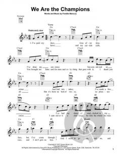 We Are The Champions von Freddie Mercury 