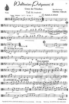 Weltreise In Noten (16 Internationale Tanz-Potpourris) 