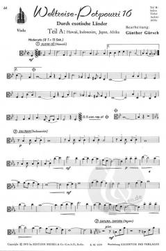 Weltreise In Noten (16 Internationale Tanz-Potpourris) 