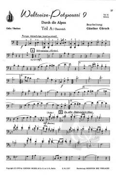 Weltreise In Noten (16 Internationale Tanz-Potpourris) 