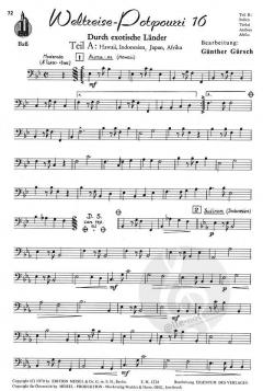 Weltreise in Noten (16 Internationale Tanz-Potpourris.) 