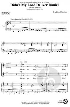 Didn't My Lord Deliver Daniel 