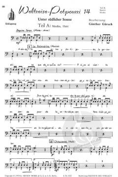 Weltreise in Noten (16 Internationale Tanz-Potpourris.) 