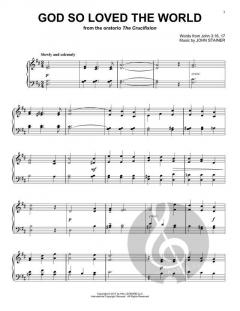 God So Loved The World von John Stainer 