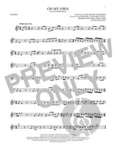 On My Own von Claude-Michel Schönberg 