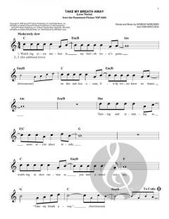 Take My Breath Away (Love Theme) von Irving Berlin 