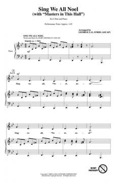 Sing We All Noel With Masters In This Hall (George L.O. Strid) 