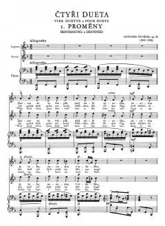Klänge aus Mähren op. 20, op. 32, op. 38 von Antonín Dvorák 
