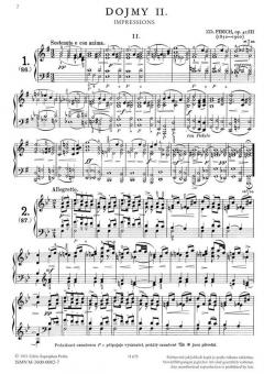 Stimmungen, Eindrücke und Erinnerungen op. 41 Heft 3 von Zdenék Fibich 