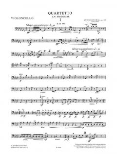 Streichquartett As-Dur op. 105 von Antonín Dvorák im Alle Noten Shop kaufen