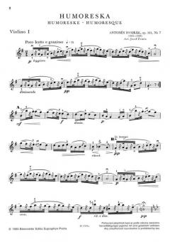 Humoreske op. 101/7 von Antonín Dvorák 