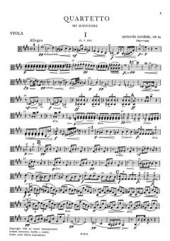 Streichquartett E-Dur op. 80 von Antonín Dvorák im Alle Noten Shop kaufen