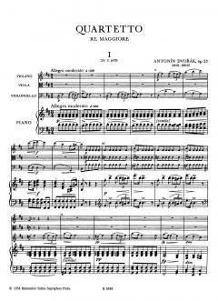 Klavierquartett D-Dur op. 23 