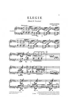 Elegie auf den Tod der Tochter Olga (Leo Eugen Janáček) 