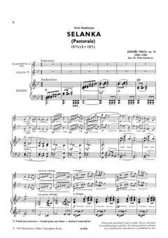 Selenka (Idylle) op. 16 von Zdenék Fibich 